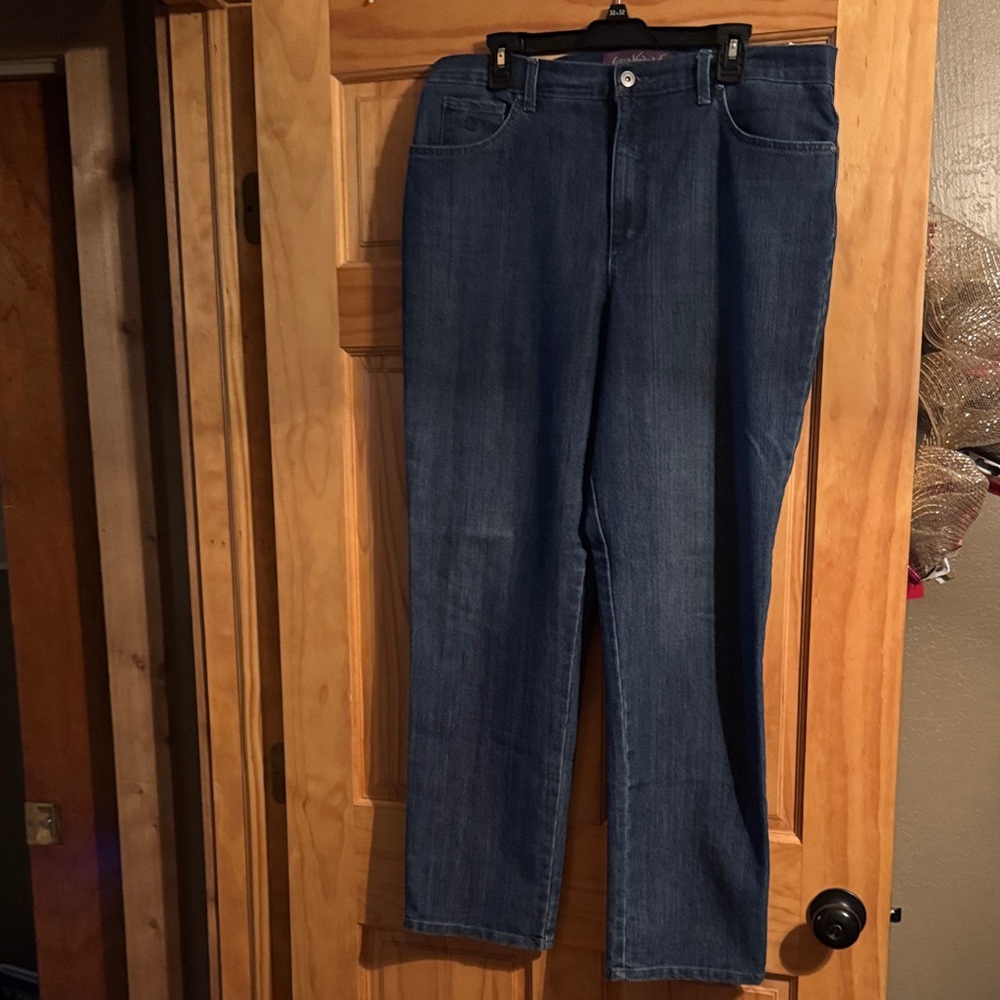 Gloria Vanderbilt Women’s Straight Blue Jeans